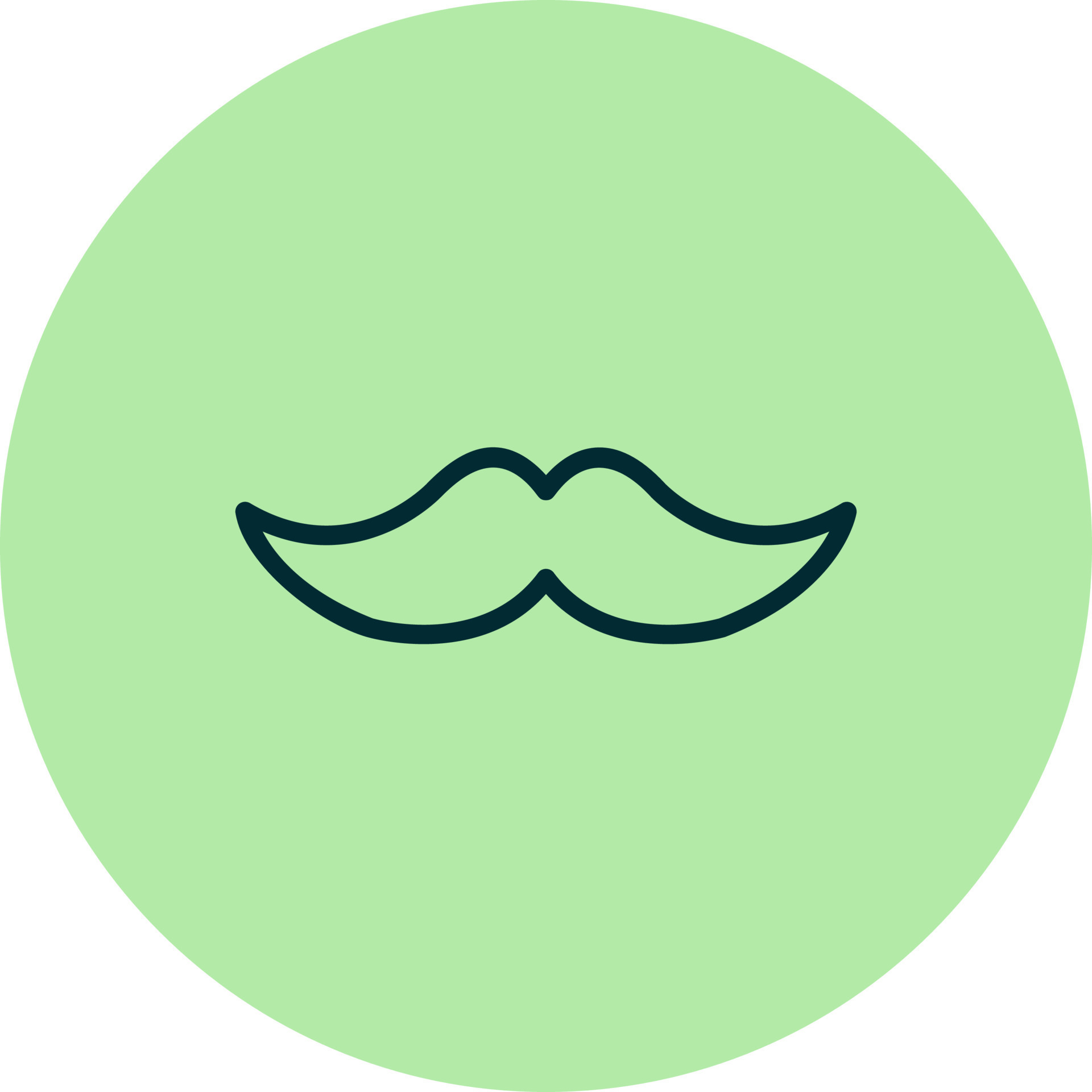 Mustache Vector Icon 19817799 Vector Art at Vecteezy