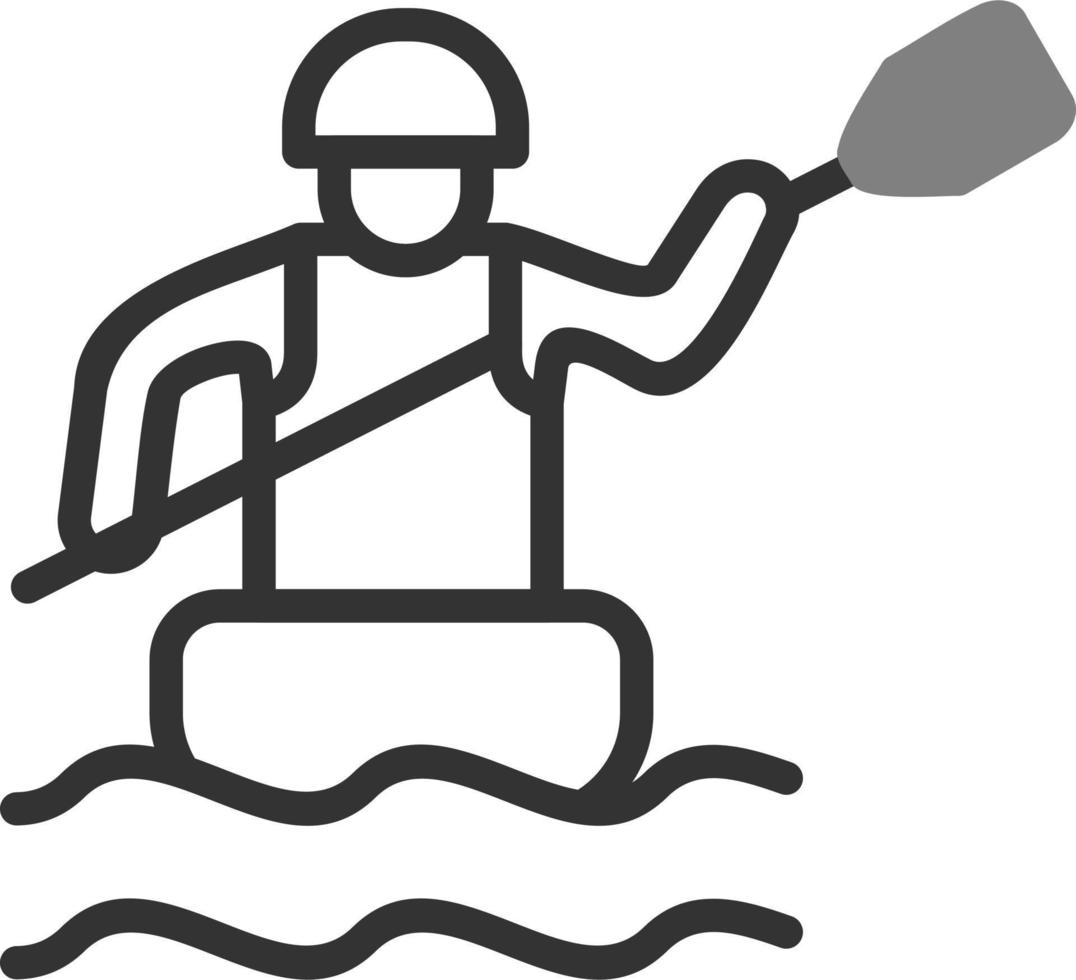 Rafting Vector Icon