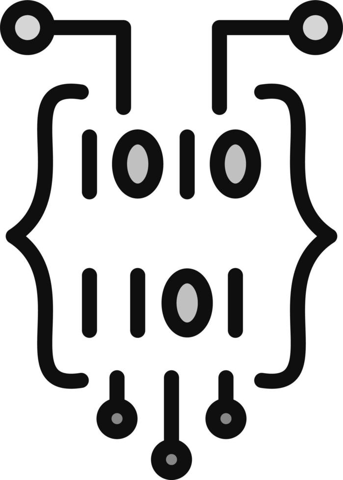 Binary Code Vector Icon
