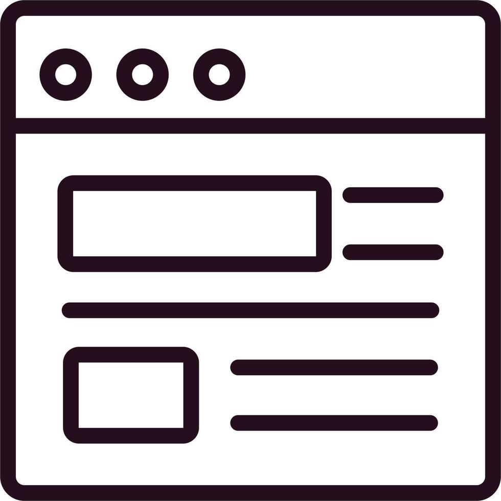 Webpage Vector Icon