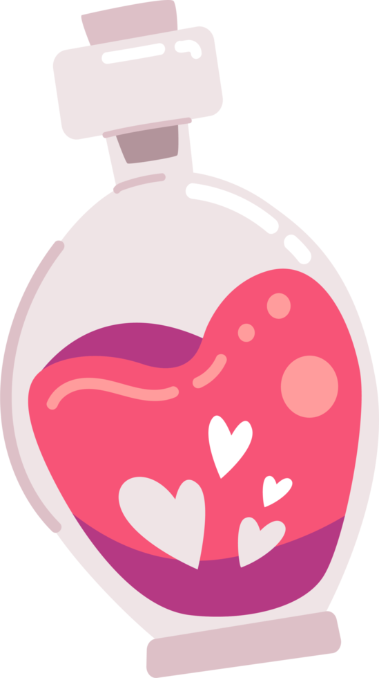 Magie Liebe Trank Flasche Illustration png