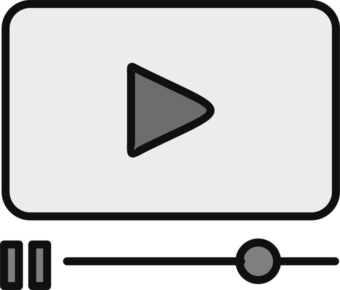 Video player Vector Icon