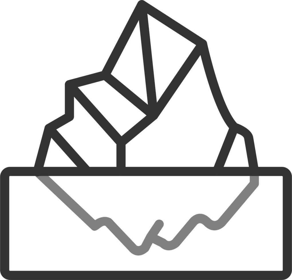 Iceberg Vector Icon