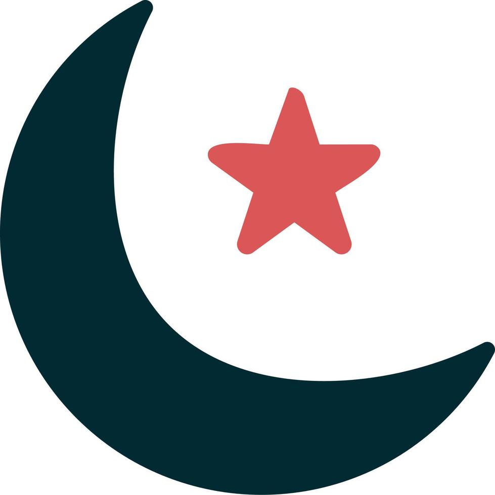 Half Moon Vector Icon