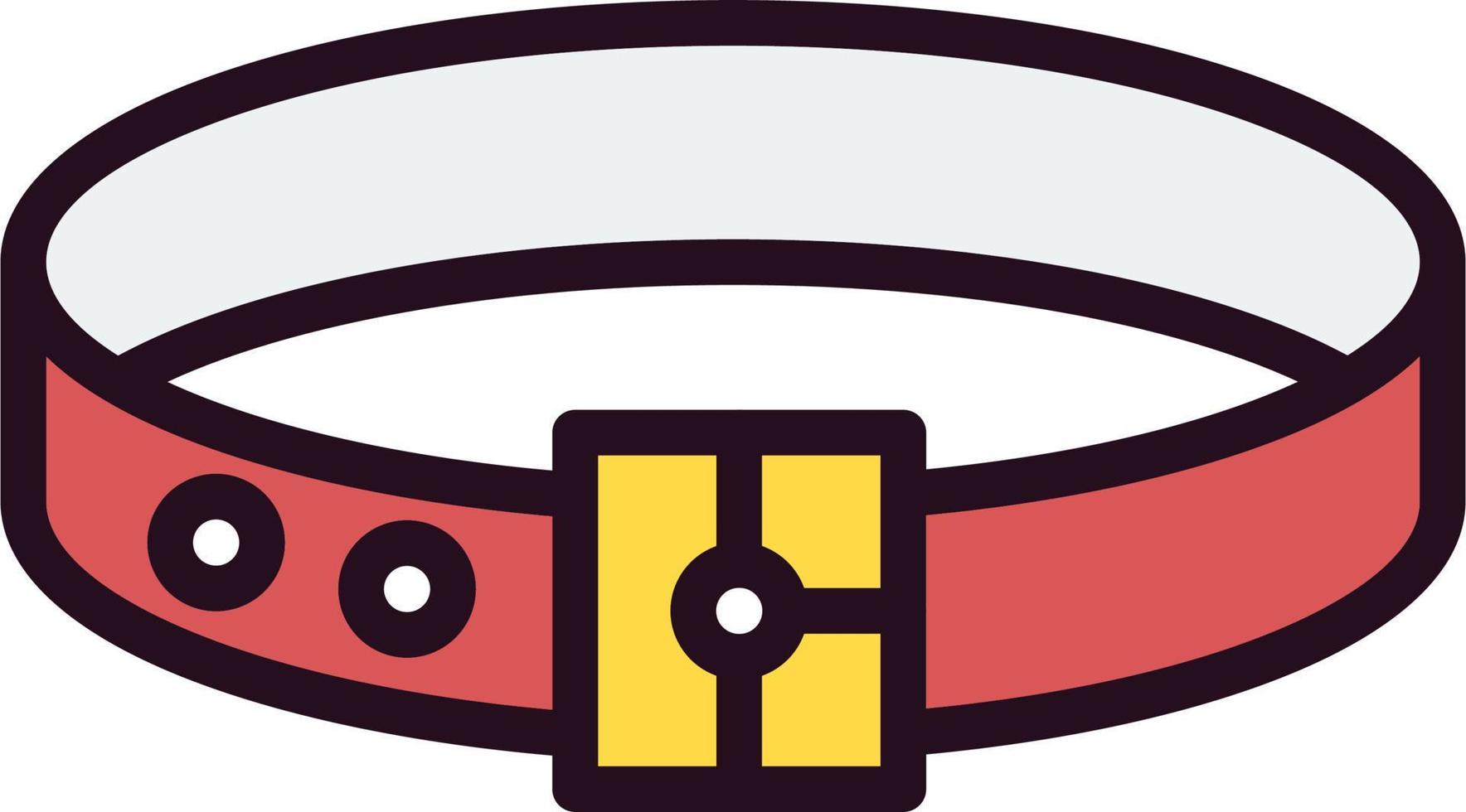 collar vector icono