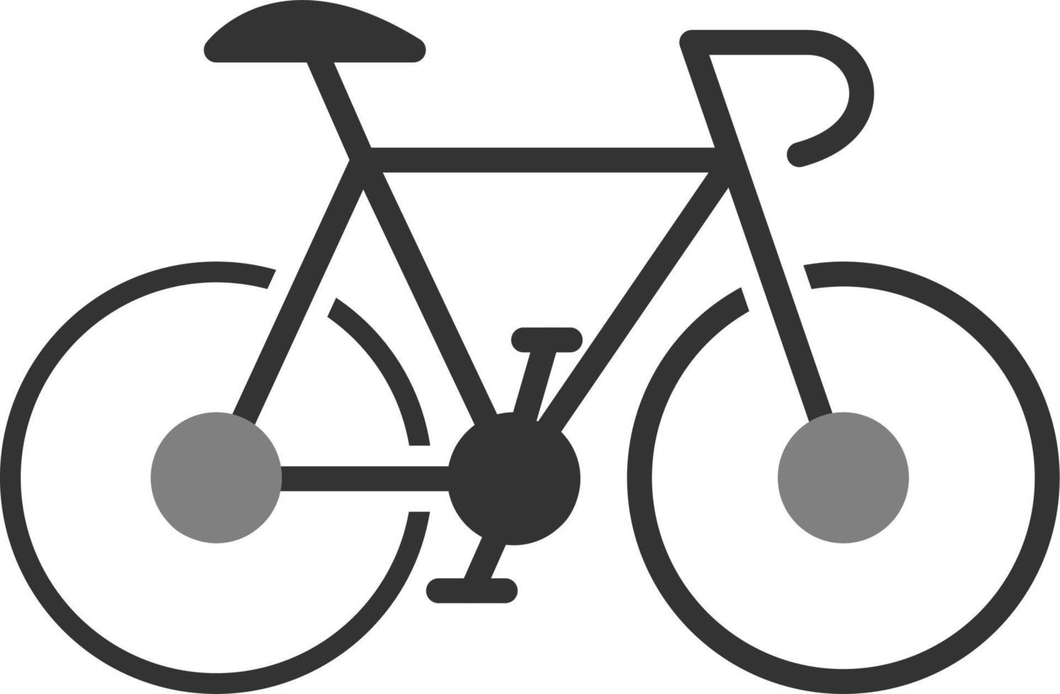 icono de vector de bicicleta