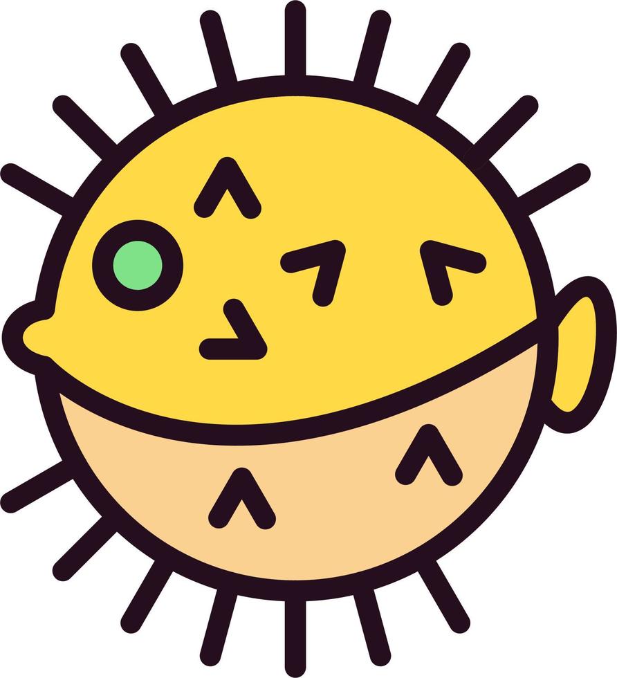 Globefish Vector Icon