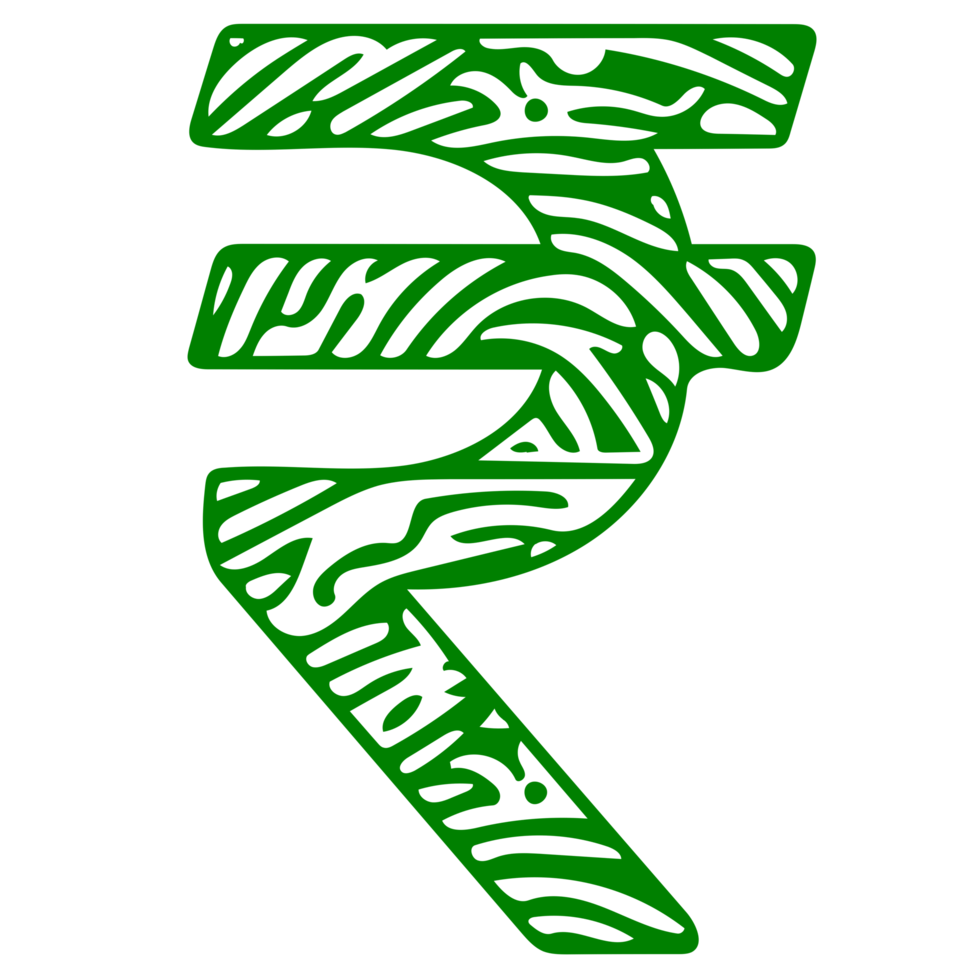 indisk rupee valuta symbol png