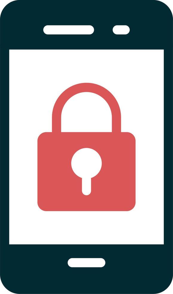 Smartphone Lock Vector Icon