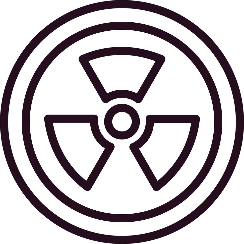Nuclear Vector Icon
