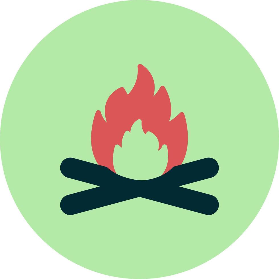 Burning Vector Icon
