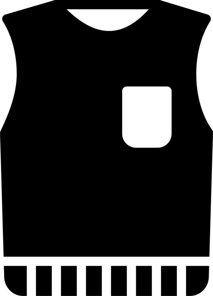 Sleeveless Jumper Vector Icon