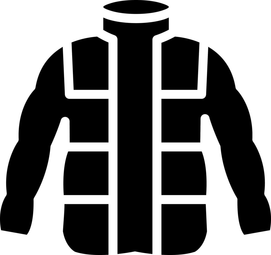 icono de vector de chaqueta