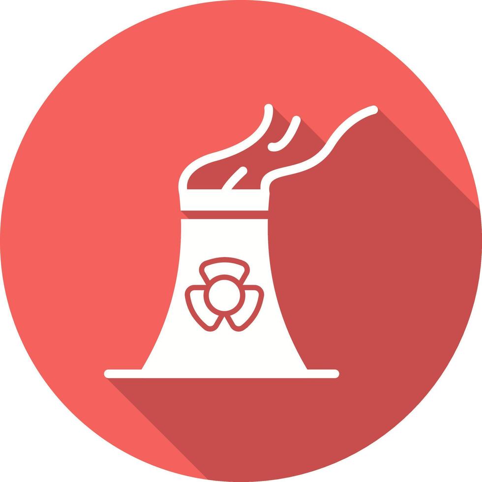 Nuclear Plant Vector Icon