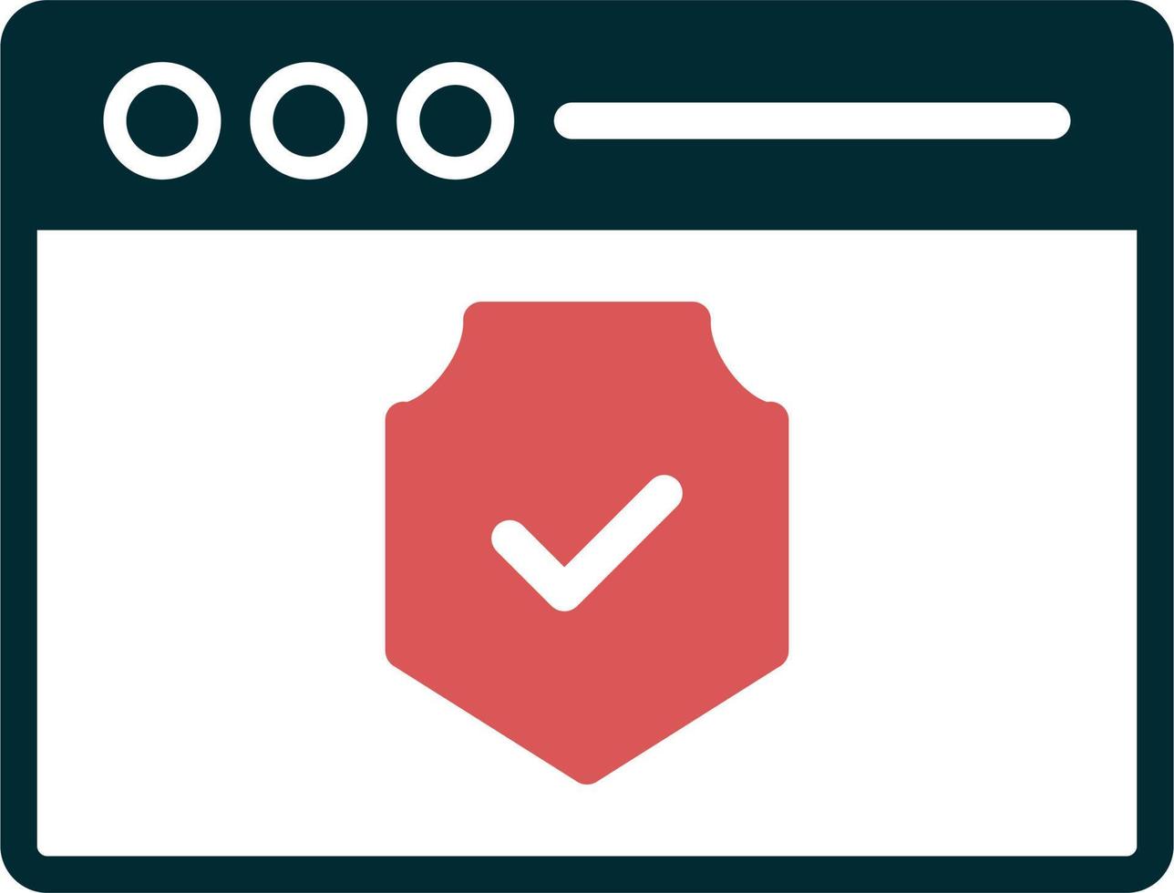 Website Encryption Vector Icon