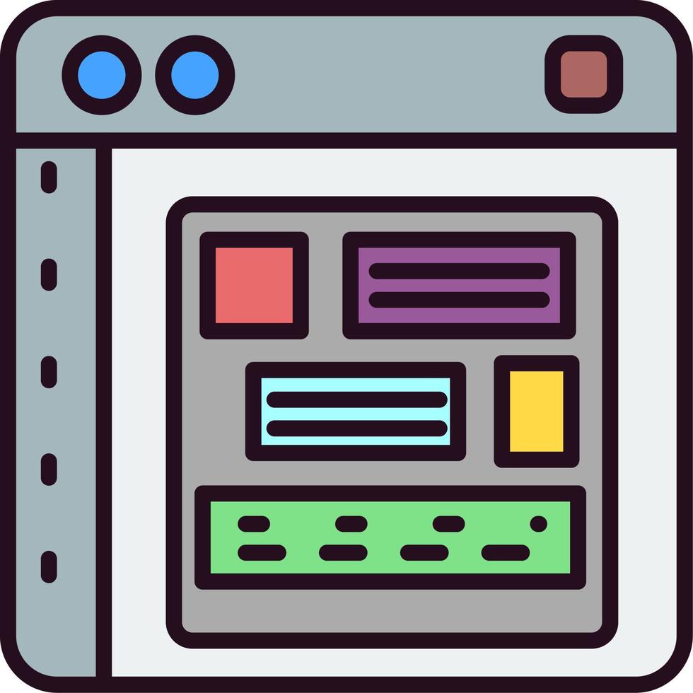 Layout Vector Icon