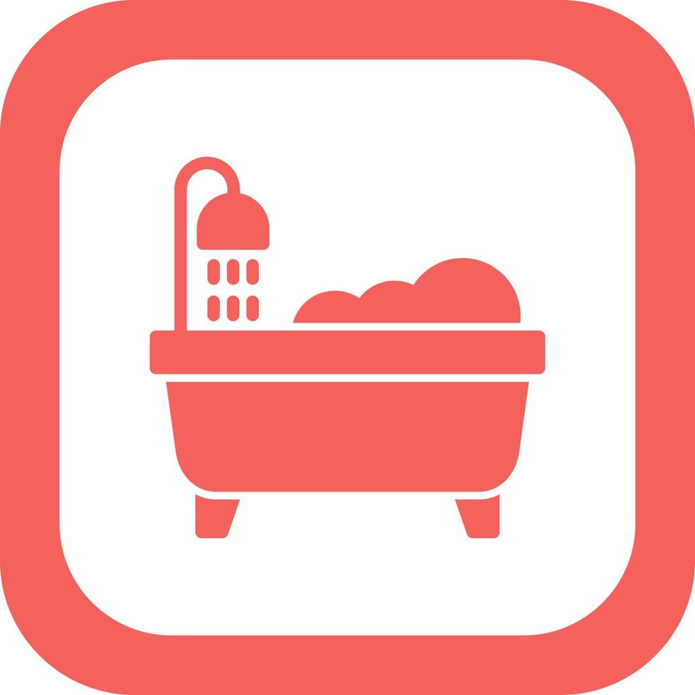 Bathtub Cleaning Vector Icon