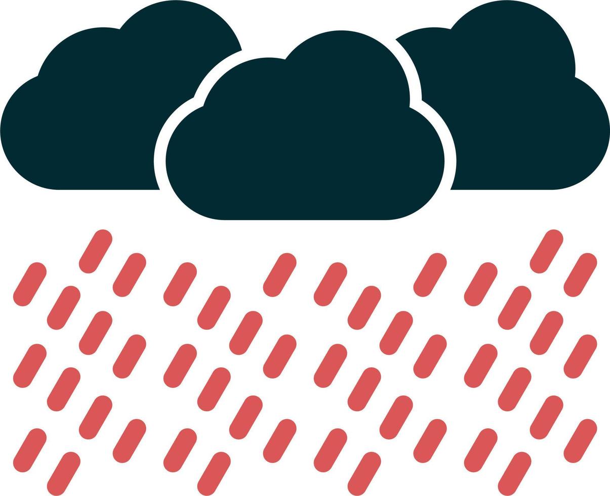 Heavy Rain Vector Icon