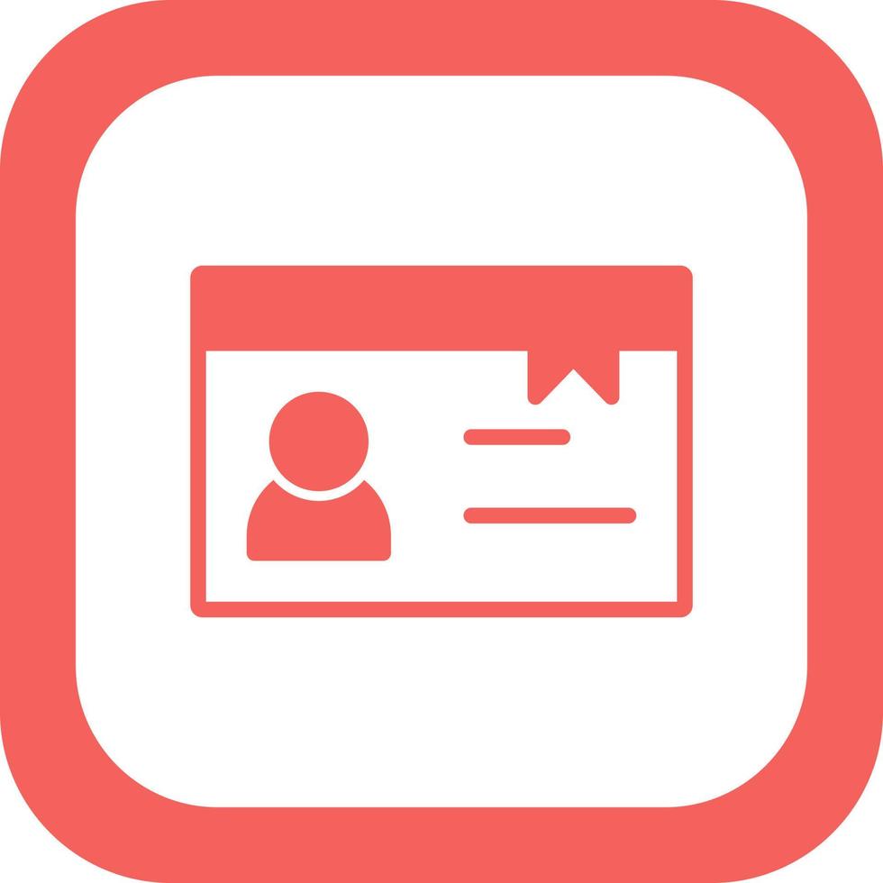 Membership Card Vector Icon