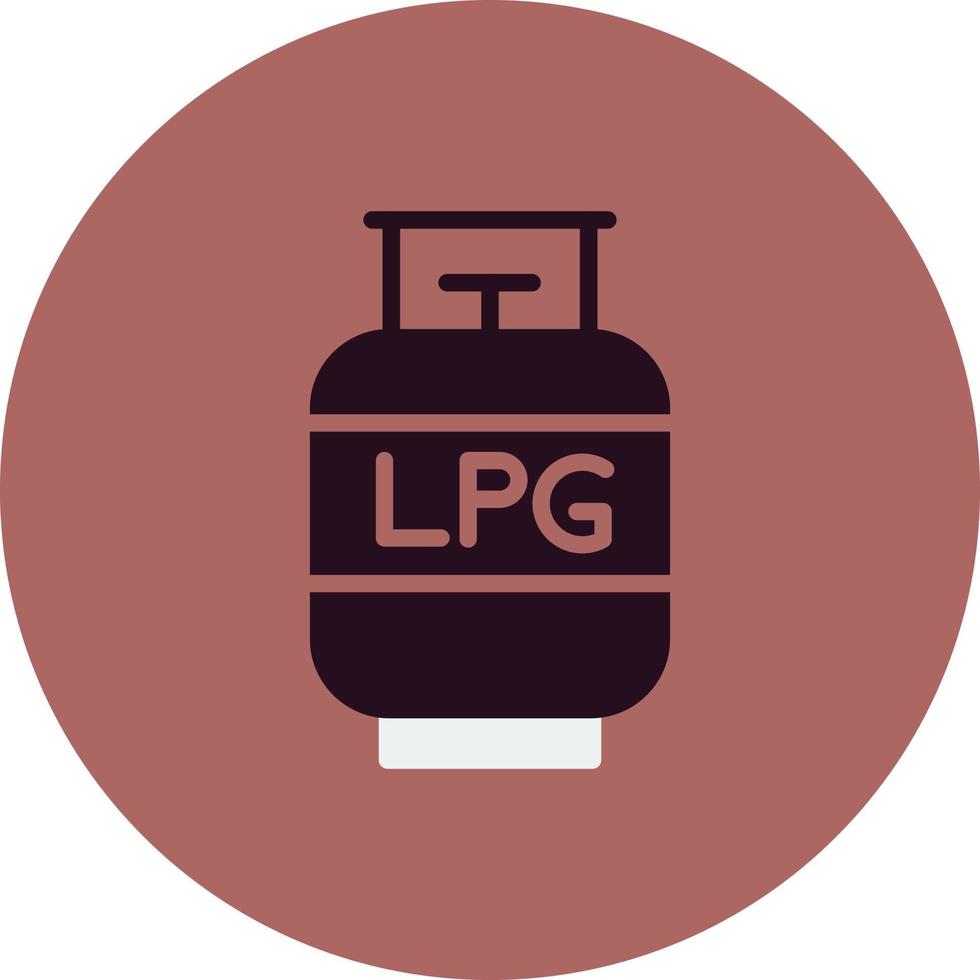 Gas Cylinder Vector Icon