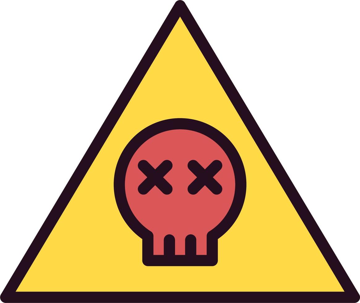 Poisonous Sign Vector Icon