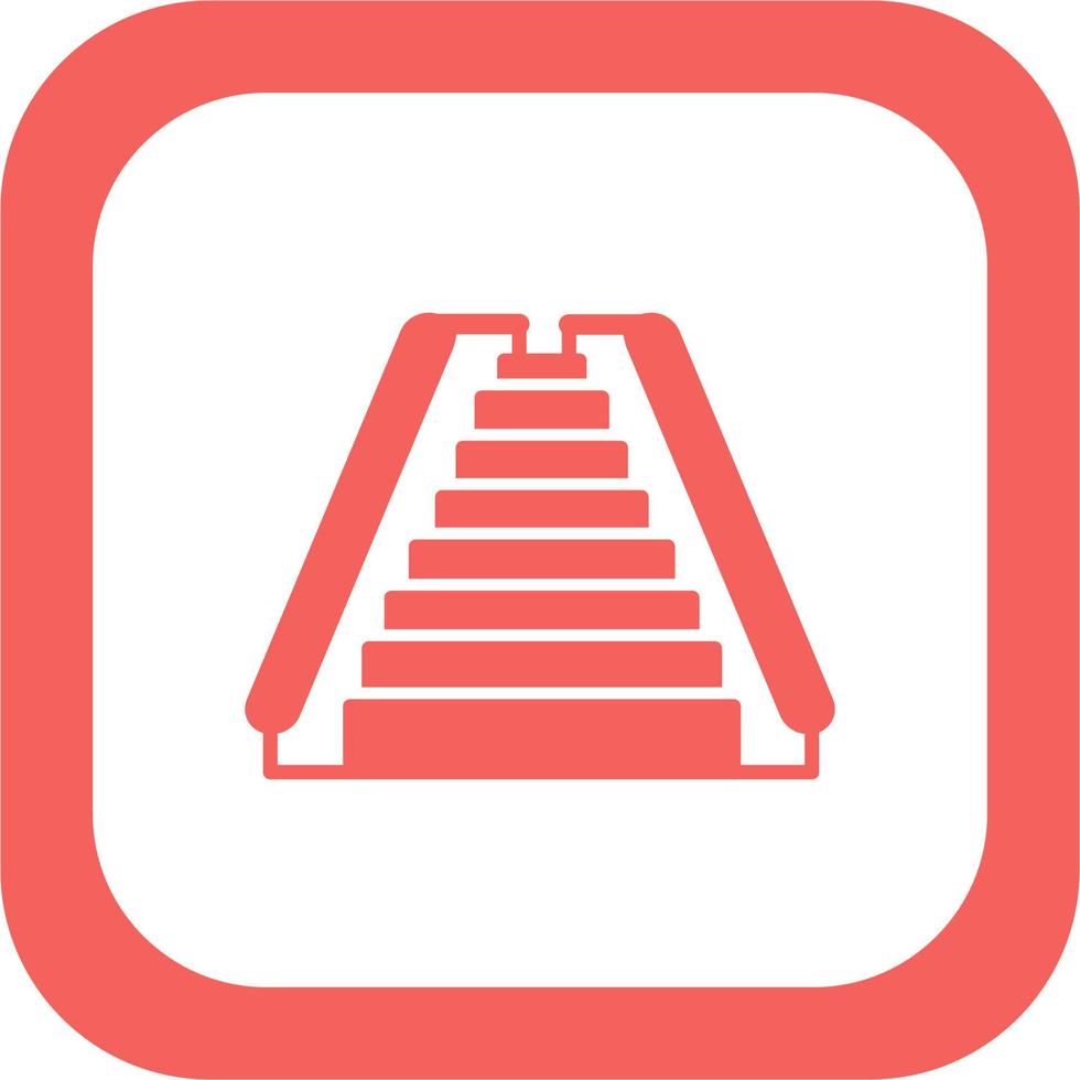 icono de vector de escalera mecánica