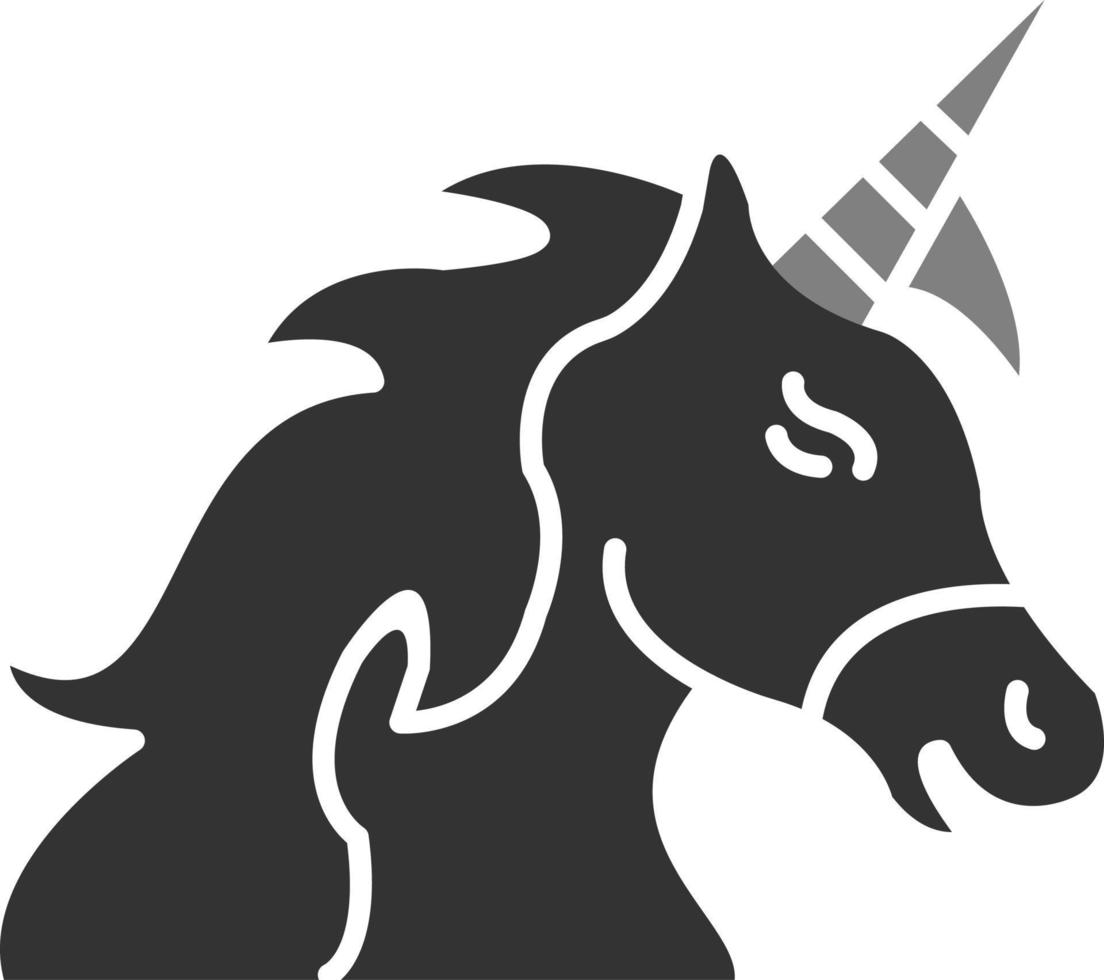 icono de vector de unicornio