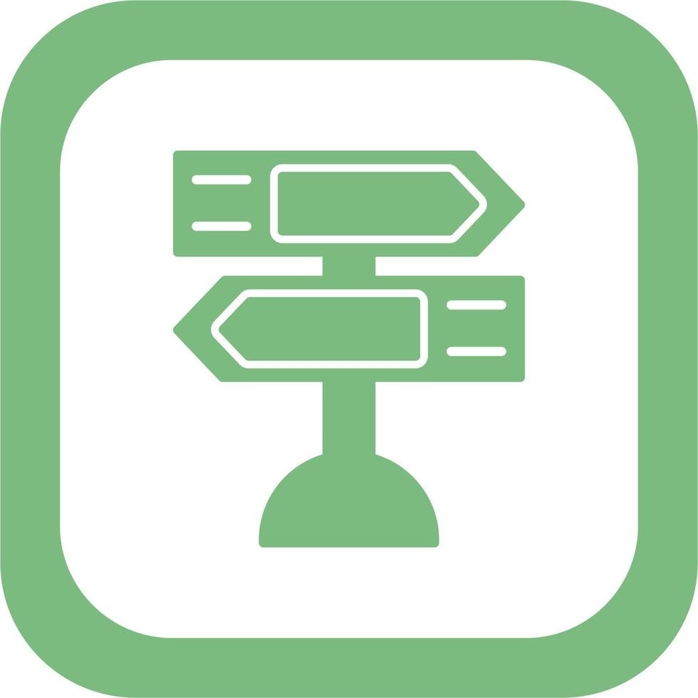 Road sign Vector Icon