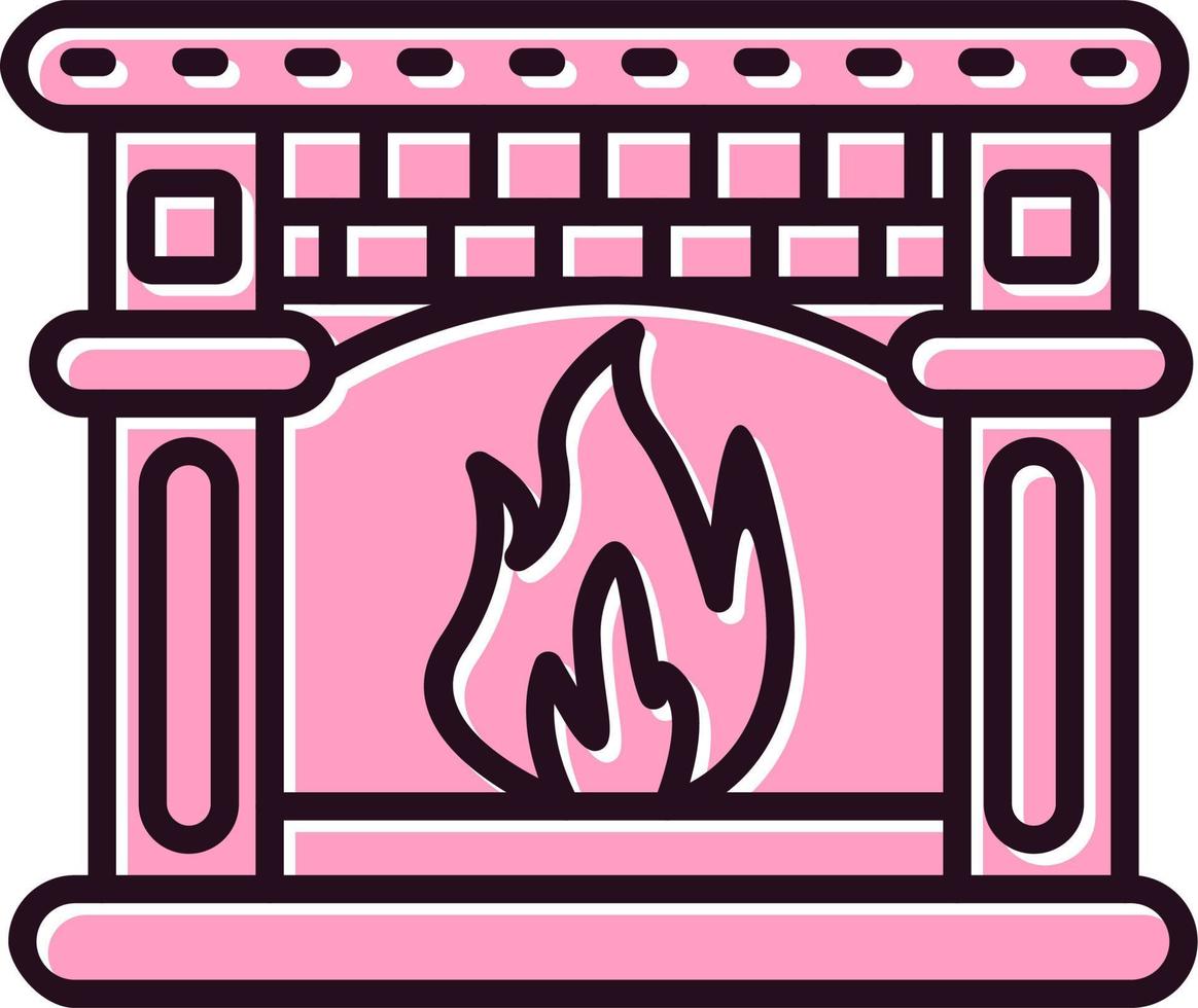 Fire place Vector Icon