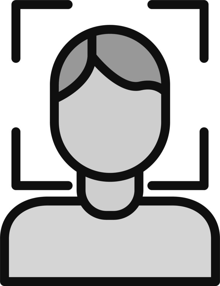 Face Scanner Vector Icon