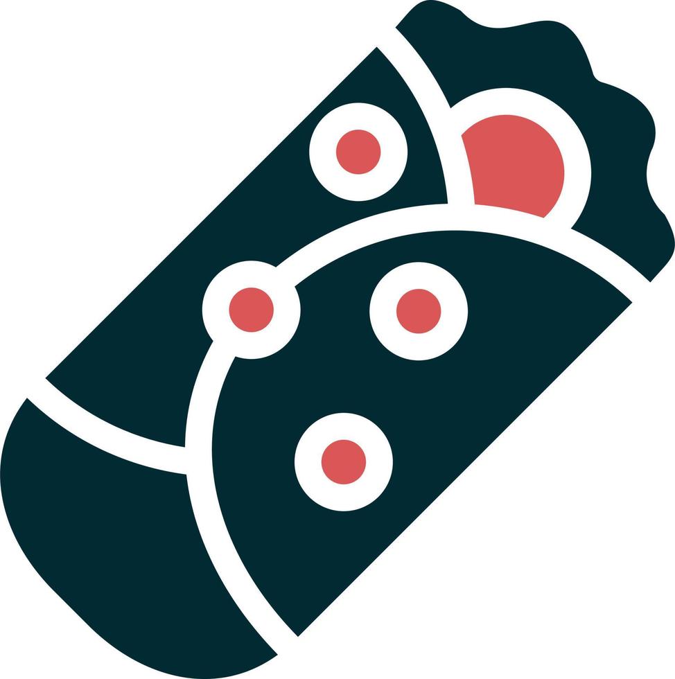Burrito Vector Icon