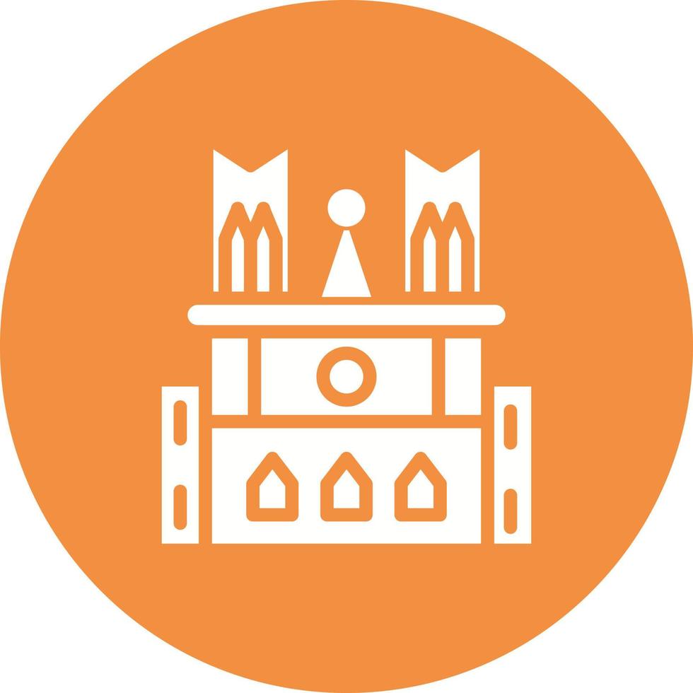 Notre Dame Vector Icon