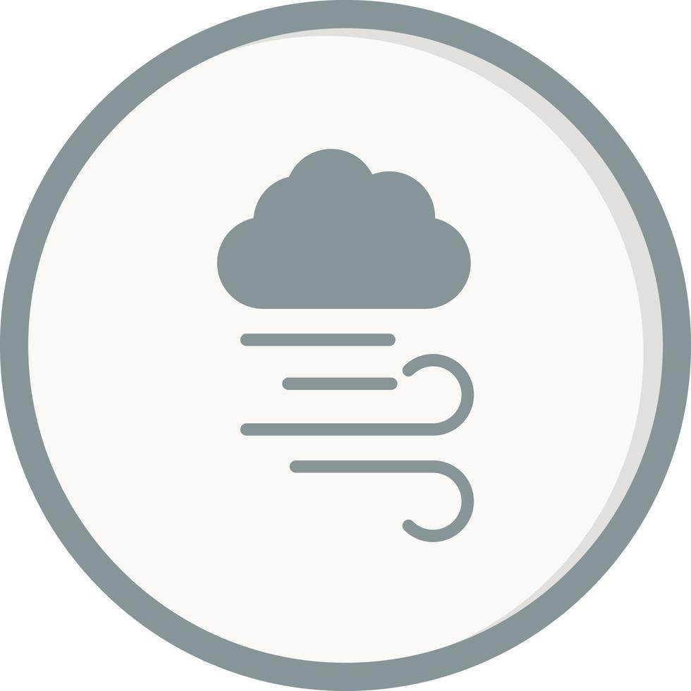 Windy Vector Icon