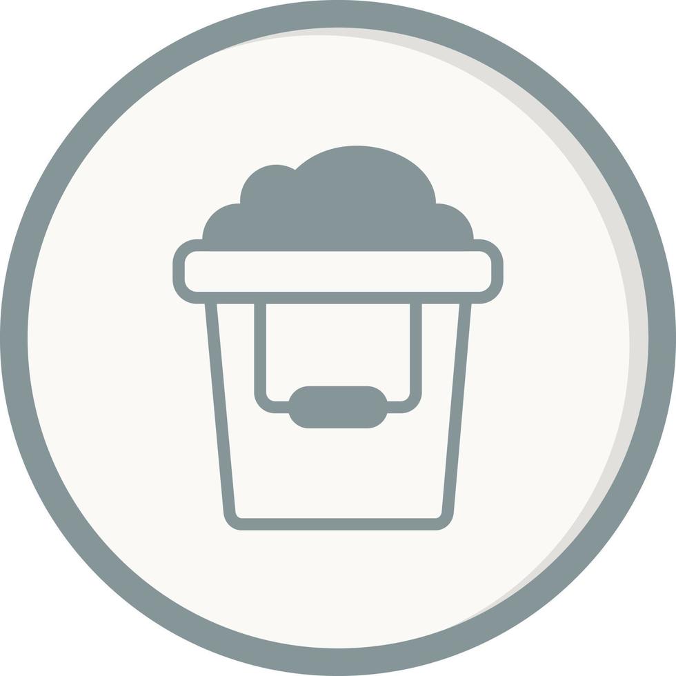 Sand Bucket Vector Icon