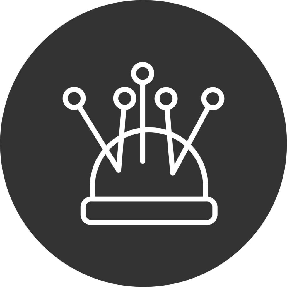 Pin Cushion Vector Icon