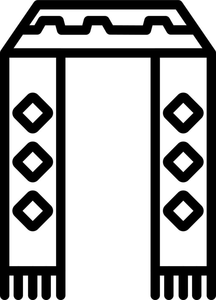 Scarf Vector Icon