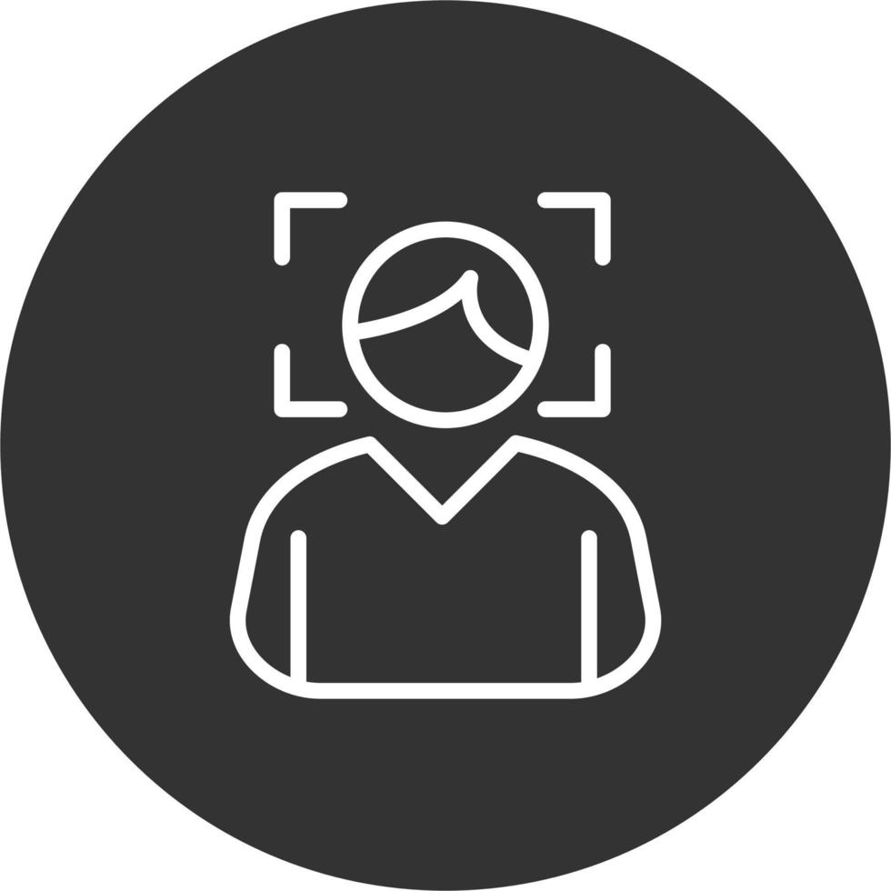 Face Scan Vector Icon