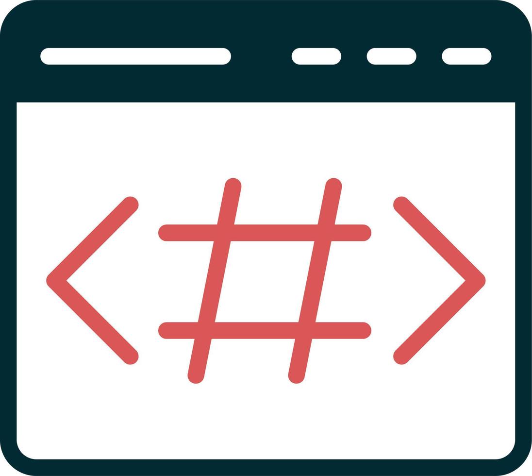 Hash Vector Icon