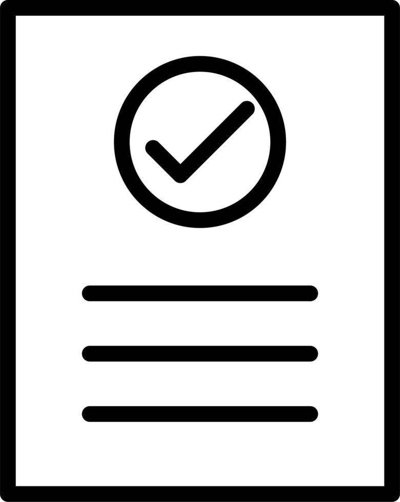 Invoice Vector Icon