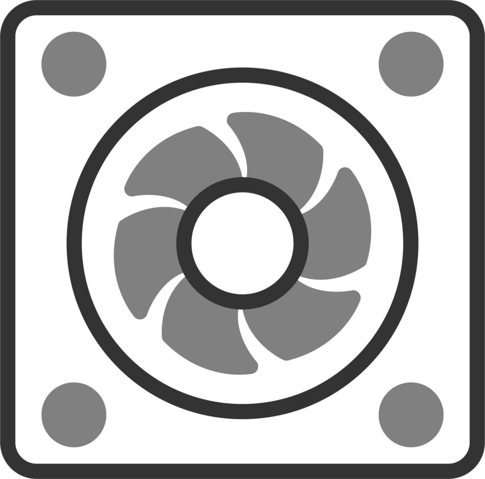 Cooling Fan Vector Icon