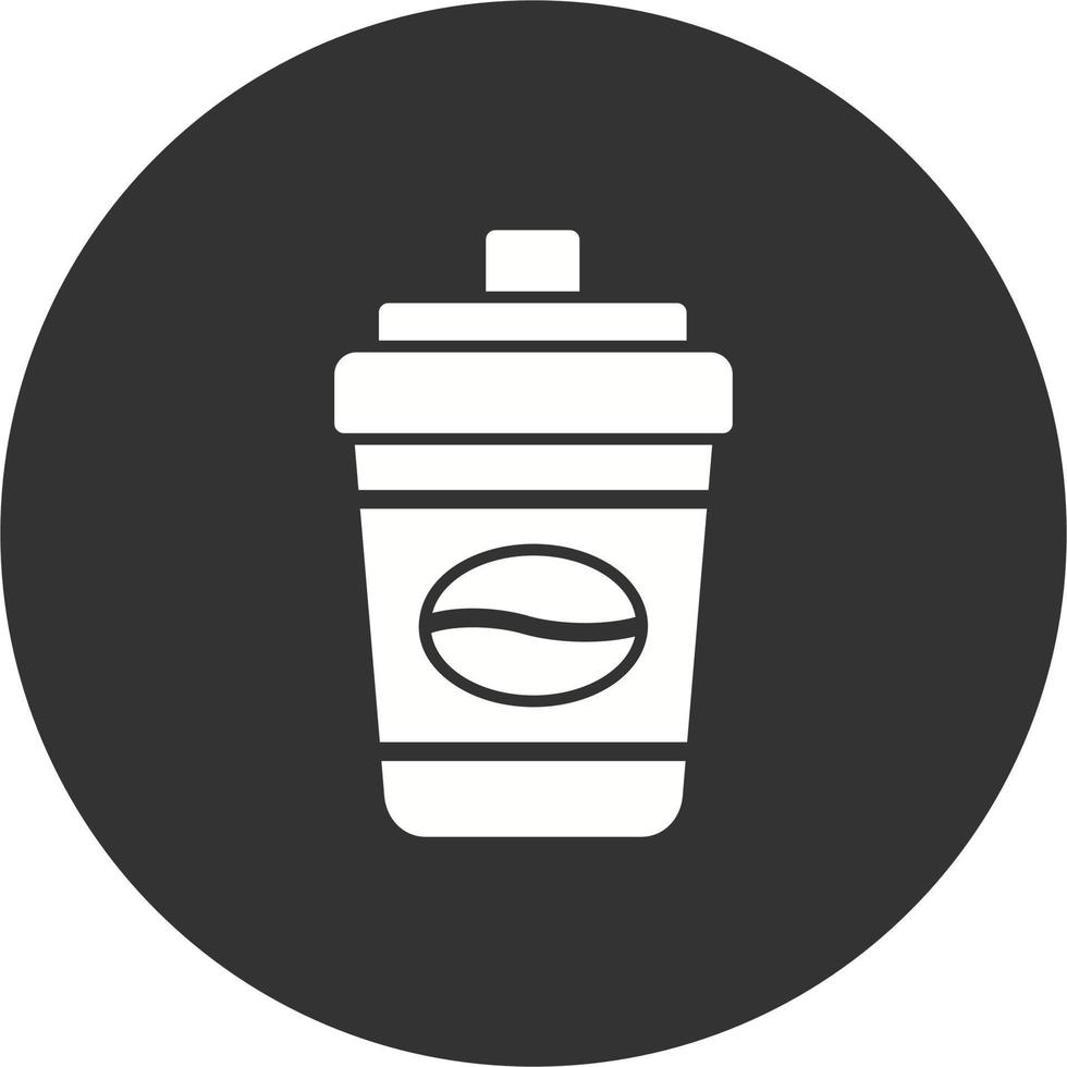 Disposable coffee cup Vector Icon