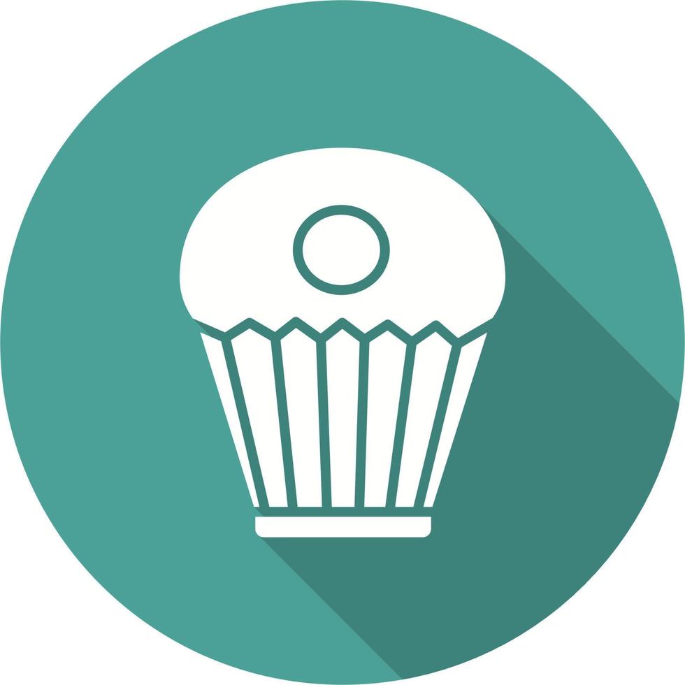 icono de vector de cupcake