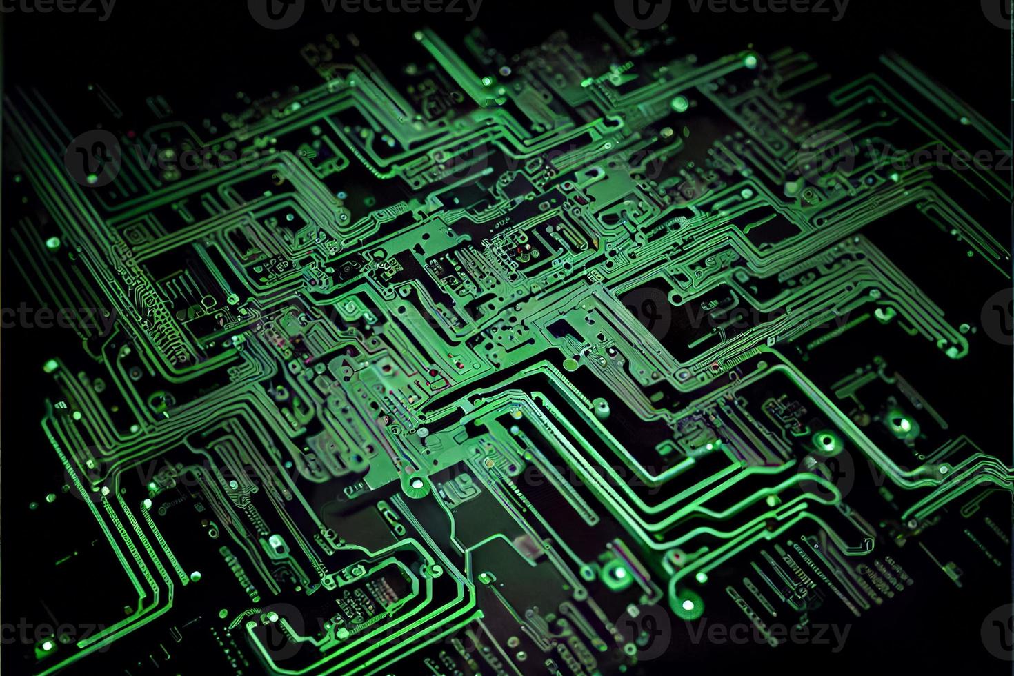 Abstract Electronic Circuit Board Background 3D and illustrations photo