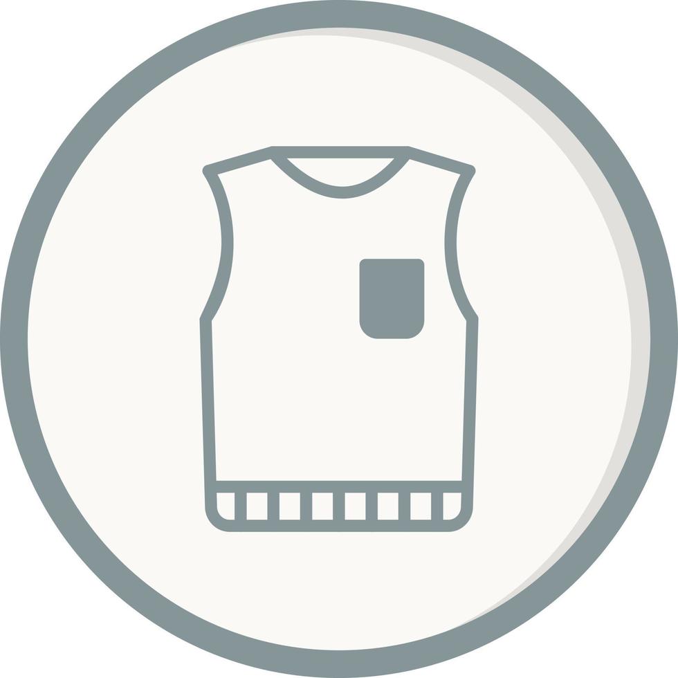 Sleeveless Jumper Vector Icon