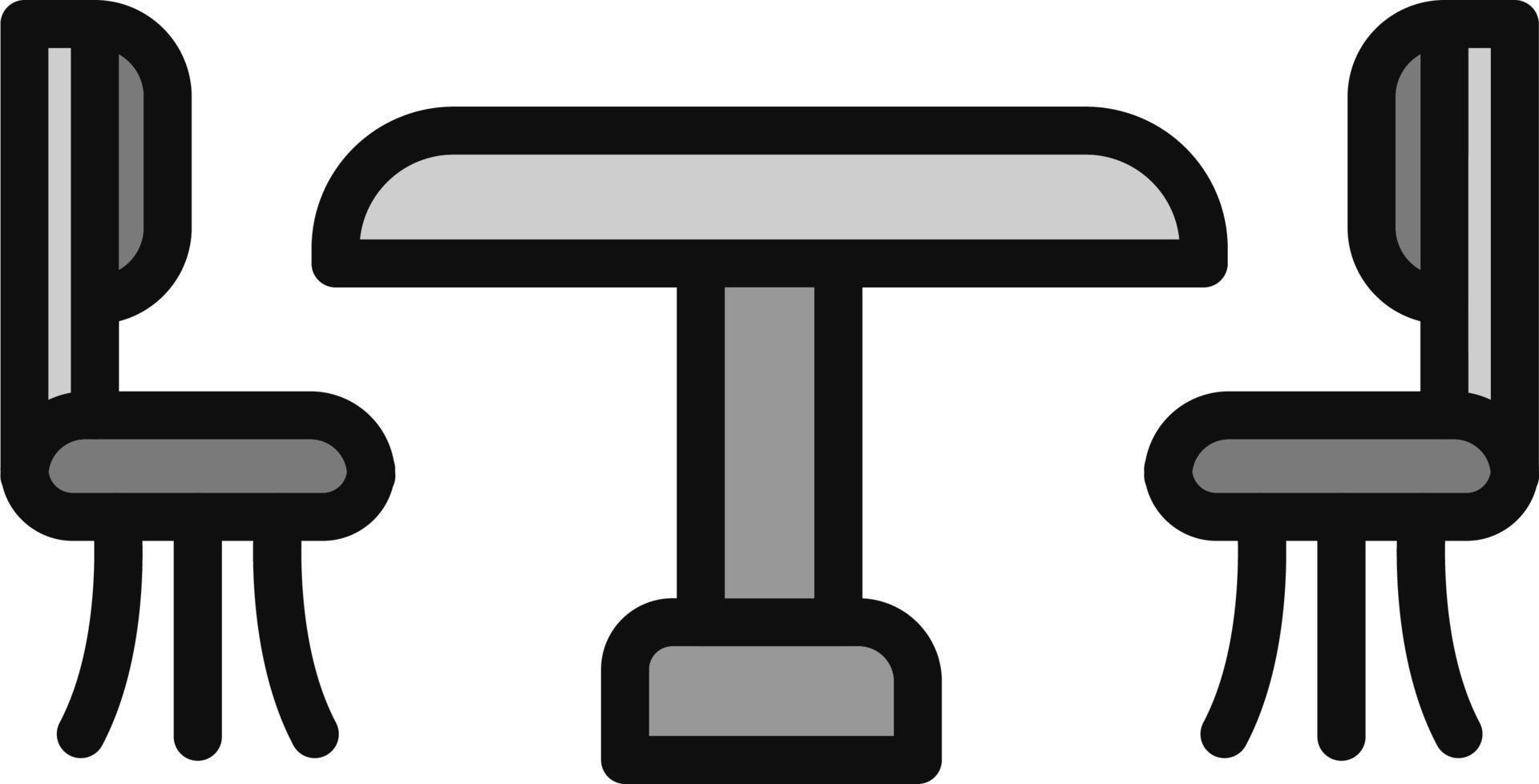 Dinner Table Vector Icon