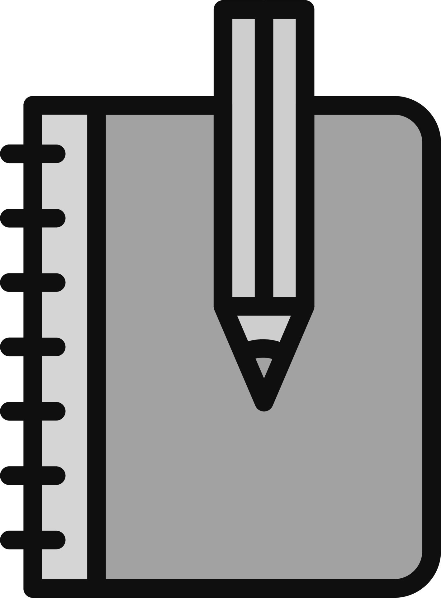 Sketchbook Vector Icon 19822087 Vector Art at Vecteezy