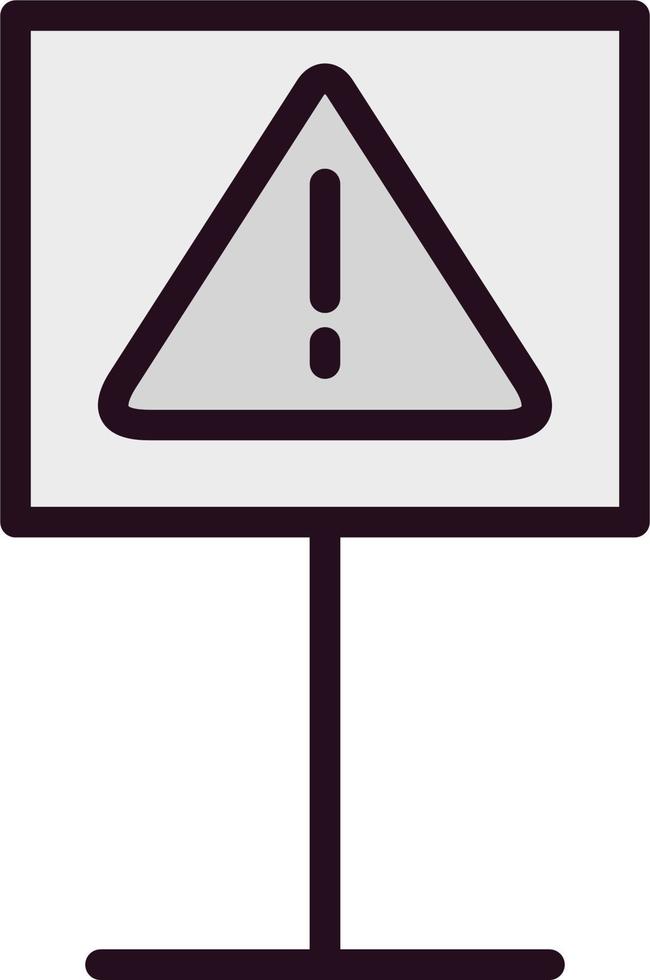 Danger Sign Vector Icon