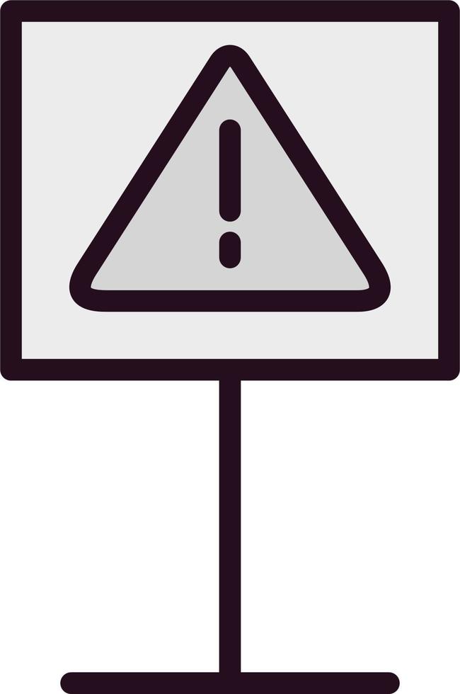 Danger Sign Vector Icon