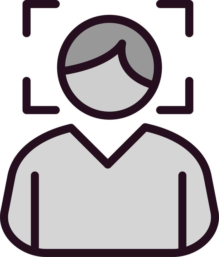 Face Scan Vector Icon