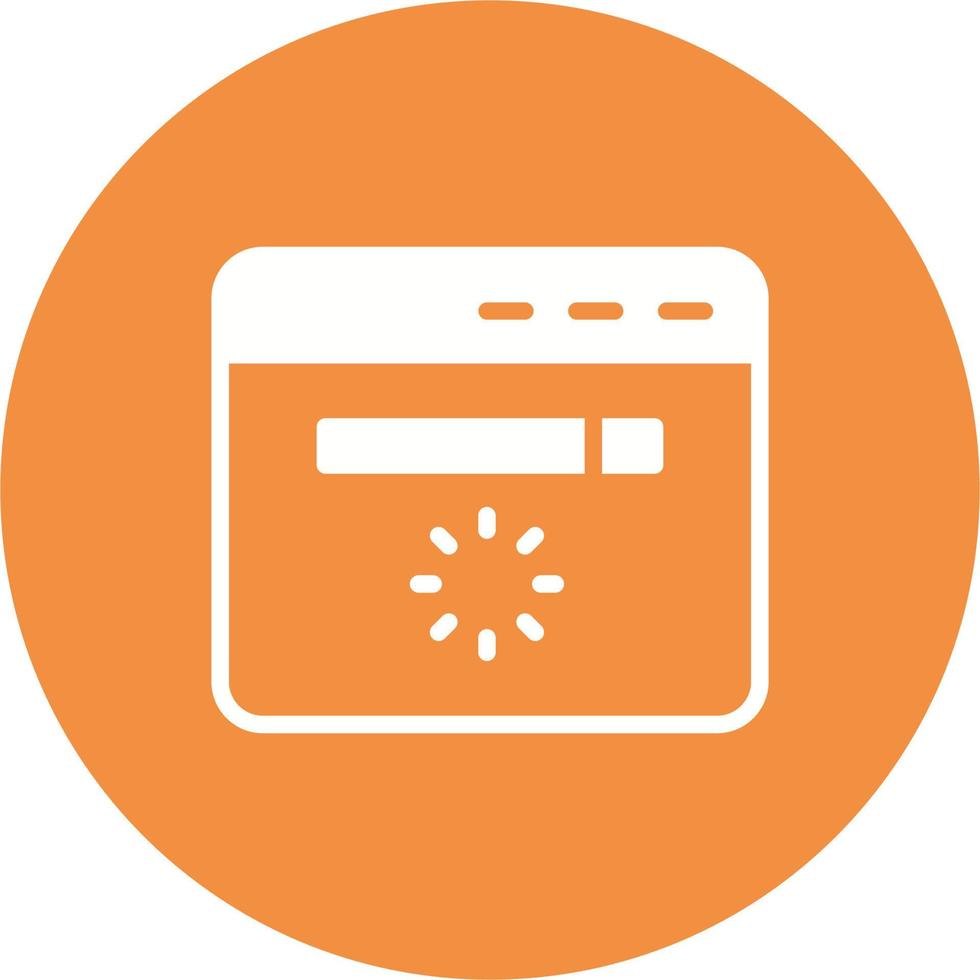 Website Loading Vector Icon